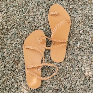 Carly Jean Braided Rhodes Sandals